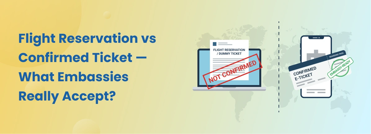 Flight Reservation for Visa vs Confirmed Ticket: Which One Should You Use?