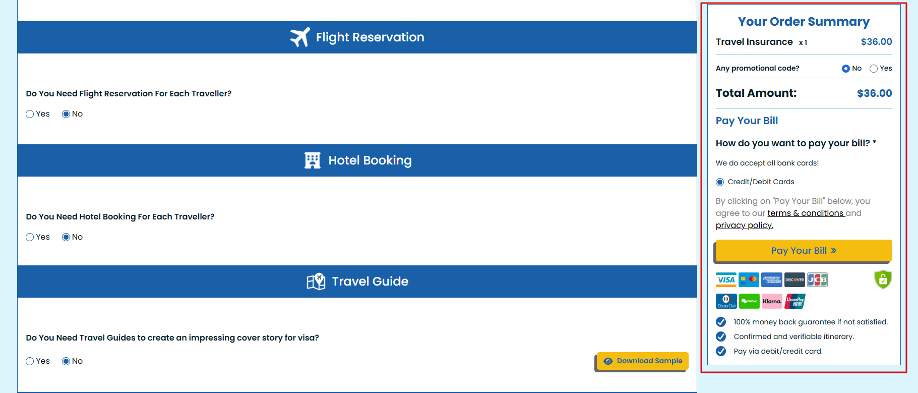 travel-insurance-invoice